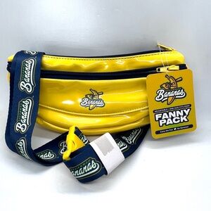 Savannah Bananas Yellow Fanny Pack Belt Bag NWT Official Baseball Merch